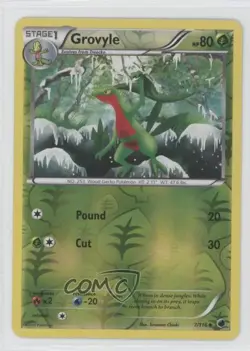 Grovyle Reverse Foil Pokemon Black & White Plasma Freeze #7 - Image 1