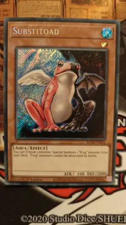 Substitoad BLTR-EN054 1st Edition Secret Rare Terminal Revenge Yu-Gi-Oh! TCG - Image 1