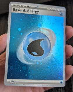 Pokemon 151 HD Cosmos Holo Basic Water Energy Master Set - Image 1