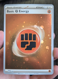 Pokemon 151 HD Cosmos Holo Basic Fighting Energy Master Set - Image 1