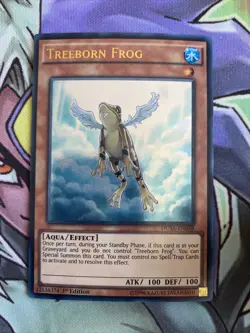 DUSA-EN058 Treeborn Frog Ultra Rare 1st Edition NM Yugioh Card - Image 1