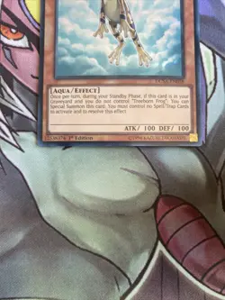 DUSA-EN058 Treeborn Frog Ultra Rare 1st Edition NM Yugioh Card - Image 3