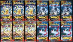 Pokemon Scarlet & Violet Surging Sparks ⚡ Booster Pack Lot of 12 Unopened Packs - Image 1