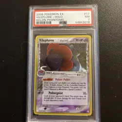 PSA 7 Vileplume Holo #17 2006 Pokemon Ex Holon Phantoms - Image 1