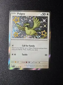 Pidgey 196/091 Sv: Paldean Fates - Pokemon TCG - (Near Mint) - Clean - Image 1