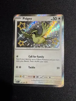 Pidgey 196/091 Sv: Paldean Fates - Pokemon TCG - (Near Mint) - Clean - Image 2