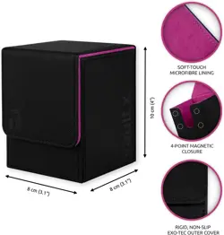 Premium deck storage box Large Size for 100+ Sleeved Cards MTG Pokemon Yugioh UK - Image 3
