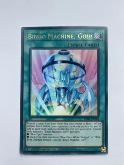 Bingo Machine Go!!! RA02-EN062 Ultra Rare Near Mint 1st Edition Yugioh - Image 1