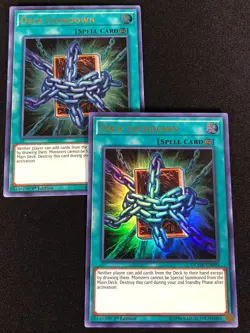 Yugioh Deck Lockdown DUOV-EN093 1ST Ultra x2 (NM) - Image 1