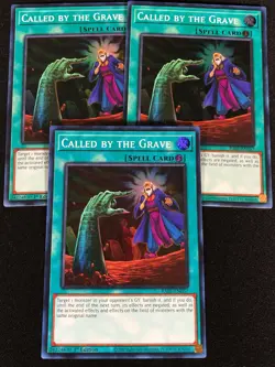 Yugioh Called by the Grave RA01-EN057 1st Super x3 (NM) - Image 1