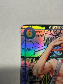 One Piece Card Game Carrying On His Will Portgas.D.Ace OP13-119 SEC Manga - Image 2