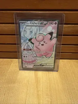 Pokemon TCG Lillie's Clefairy EX Holo Ultra Rare Card 173/159 Journey Together - Image 1