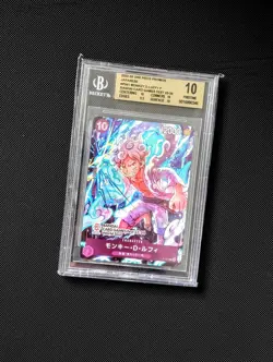 One Piece Bandai Card Game Fest 2023-2024 Monkey D. Luffy Promo BGS 10 Japanese - Image 1