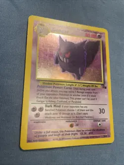 Pokemon TCG Jungle Set Gengar Holo Rare Card 5/62 LP/MP - Image 2