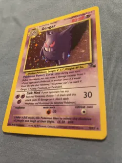 Pokemon TCG Jungle Set Gengar Holo Rare Card 5/62 LP/MP - Image 4