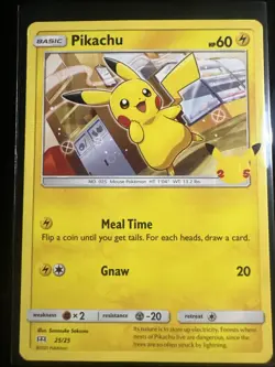 Pokemon McDonald's 25th Anniversary Pikachu Base 25/25 Promo Card 2021 - Image 1