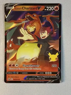 Pokemon Lance's Charizard V SWSH133 SWSH: Sword & Shield Promo Card | Near Mint - Image 1