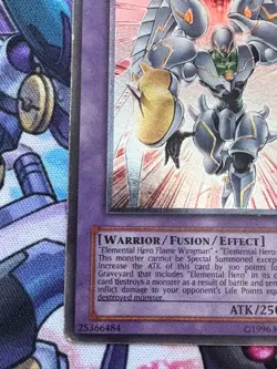Elemental HERO Shining Flare Wingman EEN-EN036 ULTIMATE Rare YuGiOh Card - Image 5