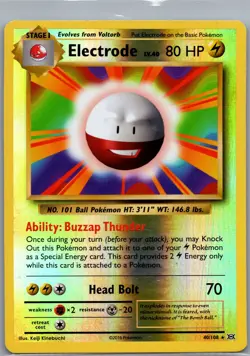 Electrode 40/108 Reverse Holo XY - Evolutions - Pokemon Card - NM - Image 1
