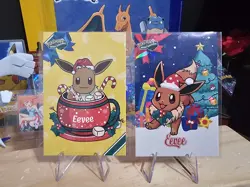 Pokemon Merry Christmas Card Database - Christmas Eevee Set - Image 1
