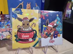 Pokemon Merry Christmas Card Database - Christmas Eevee Set - Image 2