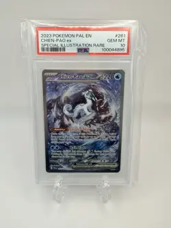 Pokemon TCG Chien-Pao EX 261/193 Sv02 Paldea Evolved Holo Card, PSA 10 Gem Mint - Image 1