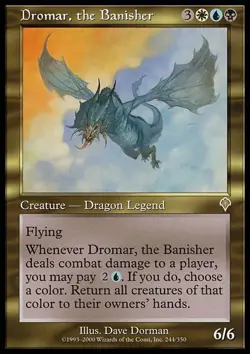 1 x Dromar, the Banisher - Invasion - Light Play - MTG - Image 1