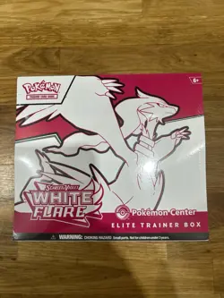White Flare Pokemon Center Elite Trainer Box ETB | Scarlet & Violet | SEALED🐉💎 - Image 1