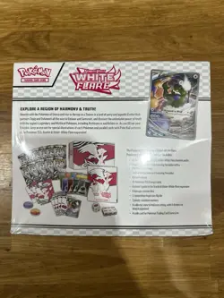 White Flare Pokemon Center Elite Trainer Box ETB | Scarlet & Violet | SEALED🐉💎 - Image 4
