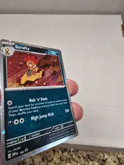 Scrafty SVP 188 Black Star Cosmo Promo Holo SV: Scarlet & Violet Pokemon NM - Image 2