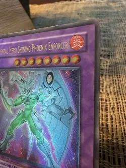 Yu-Gi-Oh! Elemental Hero Shining Phoenix Enforcer EOJ-EN033 Ultimate Rare 1st Ed - Image 5