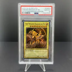 YuGiOh THE WINGED DRAGON OF RA #LC01-EN003 PSA 10 LIMITED ED-2023 ULTRA RARE - Image 1