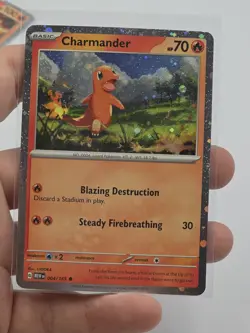 Pokemon Charizard Ex promo 161 w/ Charmeleon and Charmander Cosmos Holo NM - Image 4