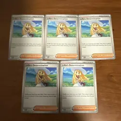 Pokemon TCG Lillie's Determination 119/132 Trainer NM (5x Non Holo) - Image 1