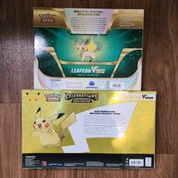Sealed Pokemon Leafeon Vstar, Celebrations Pikachu Special Collection Box - Image 3