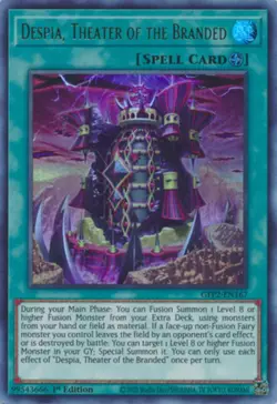 Despia, Theater of the Branded - GFP2-EN167 - Ultra Rare - 1st Edition NM YuGiOh - Image 1