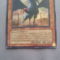 YUGIOH JUDGMENT DRAGON SECRET RARE LODT-EN026 1ST EDITION NM - Image 4