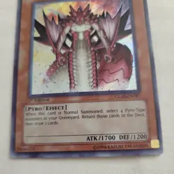 Yugioh Royal Firestorm Guards GLAS-EN087 Secret Rare 1st Ed NM - Image 4