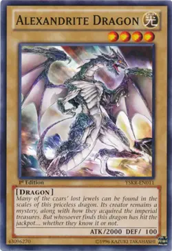 Alexandrite Dragon - YSKR-EN011 - Common - 1st Edition - Lightly Played - Image 1
