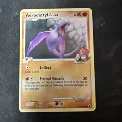 Pokemon Platinum Rising Rivals Single Card Common Aerodactyl GL 55/111 - Image 1