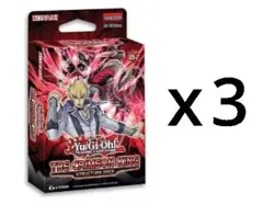 Yugioh TCG The Crimson King 1st Edition Structure Decks x 3 SEALED! - Image 1