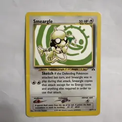 Smeargle 30/75 Neo Discovery Regular Rare Vintage Pokemon TGC - Non Holo Card MP - Image 1