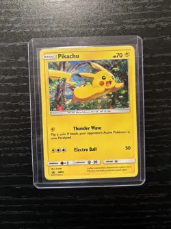 Pokemon Pikachu TCG Holo Promo Card SM04 - Image 1