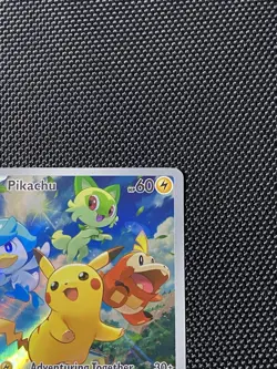 Pikachu SVP 027 Scarlet & Violet Promo Card Paldea Evolved Pokemon - NM - Image 3