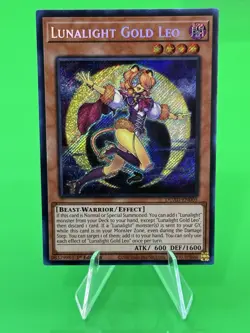 Yu-Gi-Oh Duelist's Advance Lunalight Gold Leo Secret Rare DUAD-EN005 NM!!! - Image 1