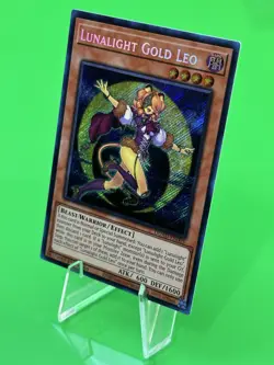 Yu-Gi-Oh Duelist's Advance Lunalight Gold Leo Secret Rare DUAD-EN005 NM!!! - Image 2