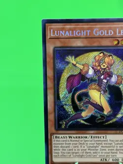 Yu-Gi-Oh Duelist's Advance Lunalight Gold Leo Secret Rare DUAD-EN005 NM!!! - Image 4