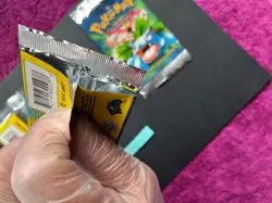 1st Edition DUTCH Base Set open packs x 3 - NO Cards - Image 3