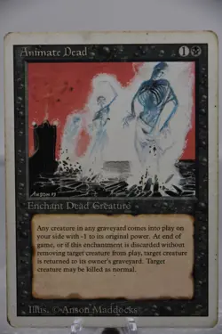 Animate Dead - Revised Edition - MP - Magic the Gathering - Image 1