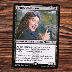 Braids, Cabal Minion - Near Mint - Modern Horizons 2 - Magic the Gathering - Image 1